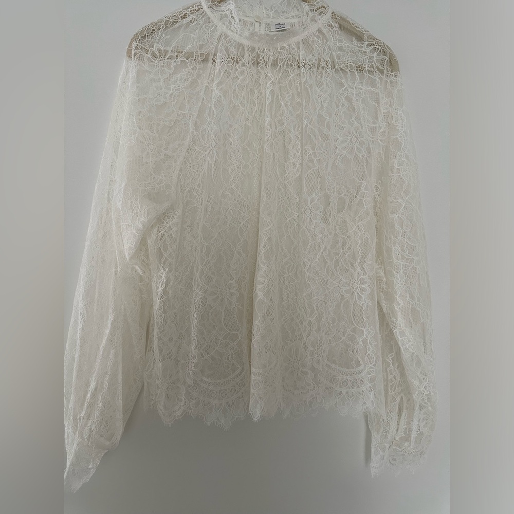 Wilfred white lace top